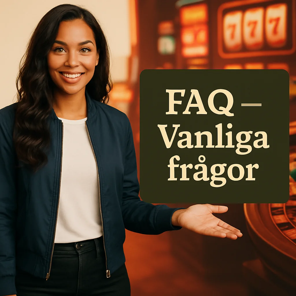 FAQ – Vanliga frågor om online casino